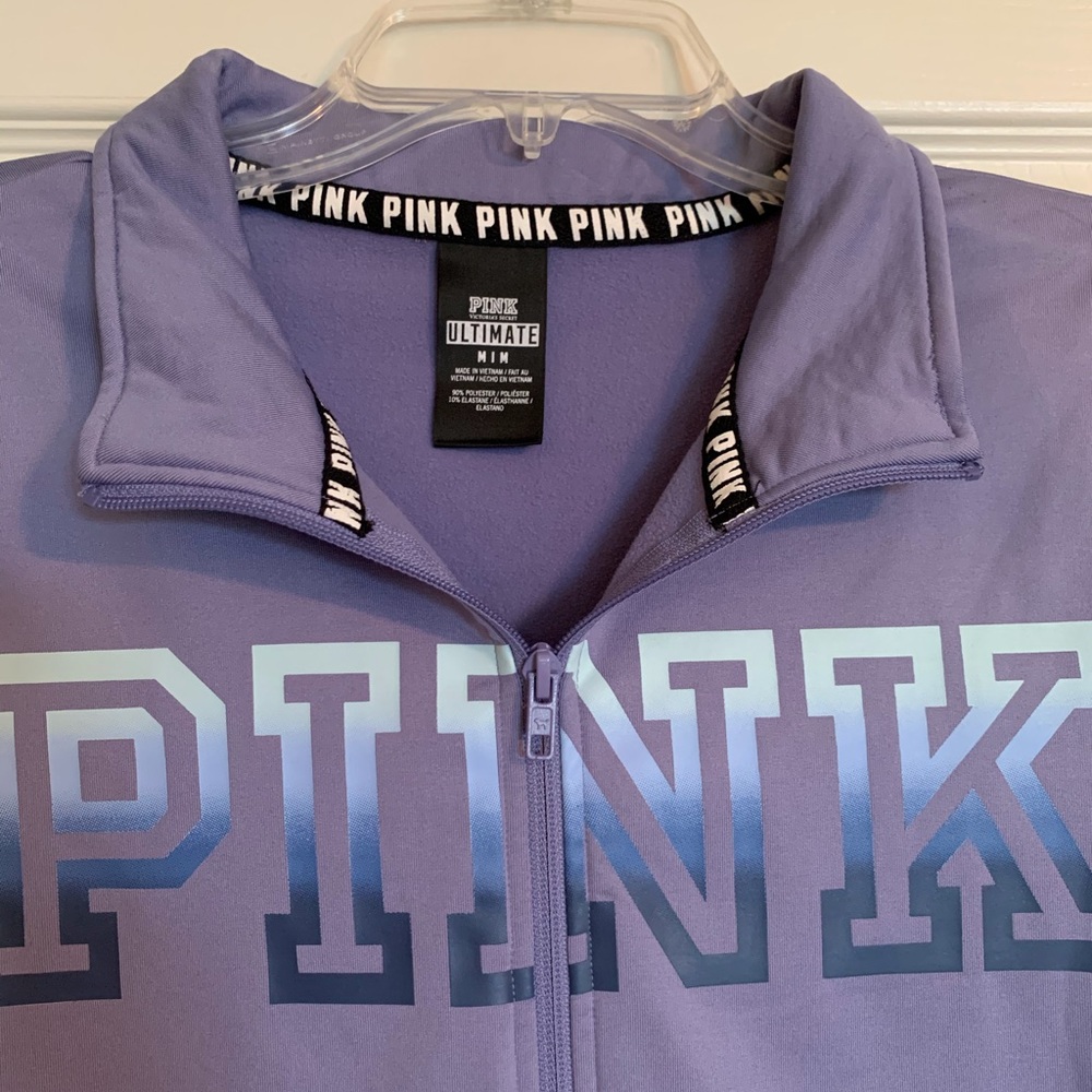 PINK 3/4 zip long sleeve